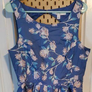 Blue Floral Dress